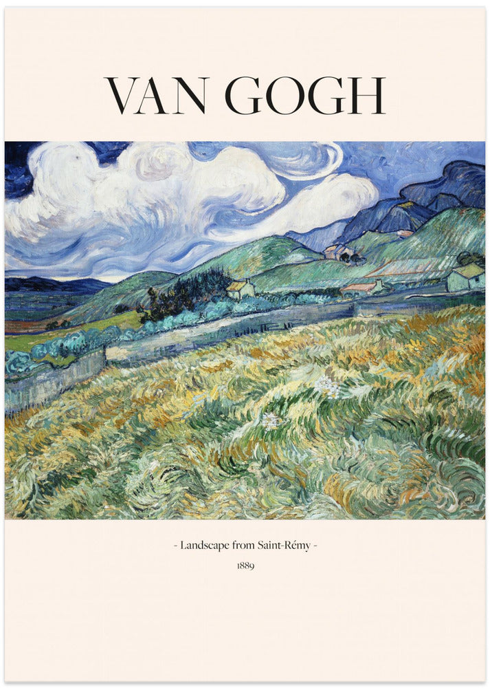 Landscape From Saint Rémy (1889)