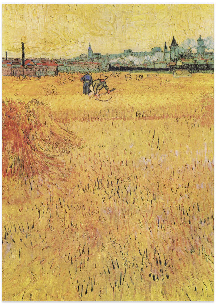 Wheat Field With View of Arles (1888)
