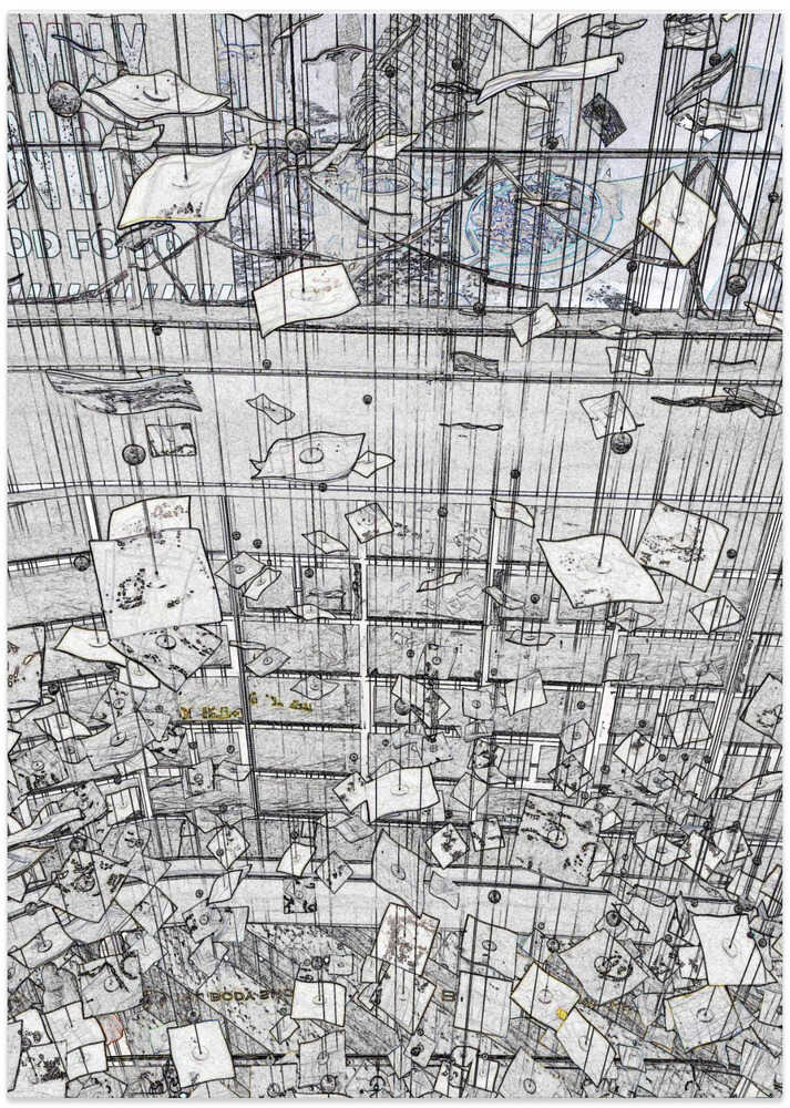 Floating Pages Whirl