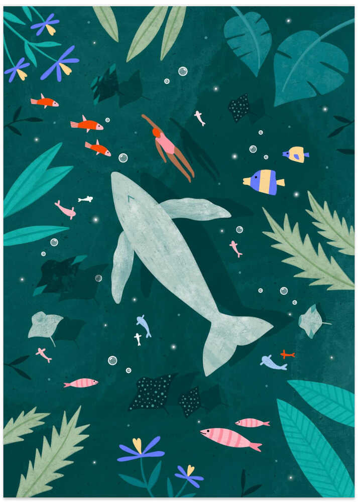 Swimming with a Whale