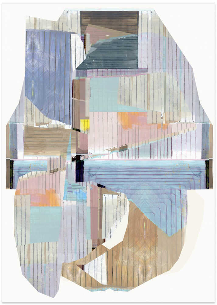 Multi Stripes Collage No 1