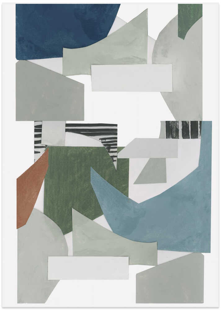 Neutral Geometric Print No 2