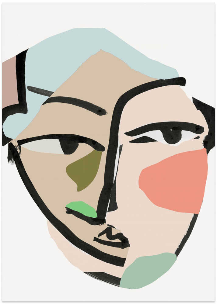 Visage No2 Art Print