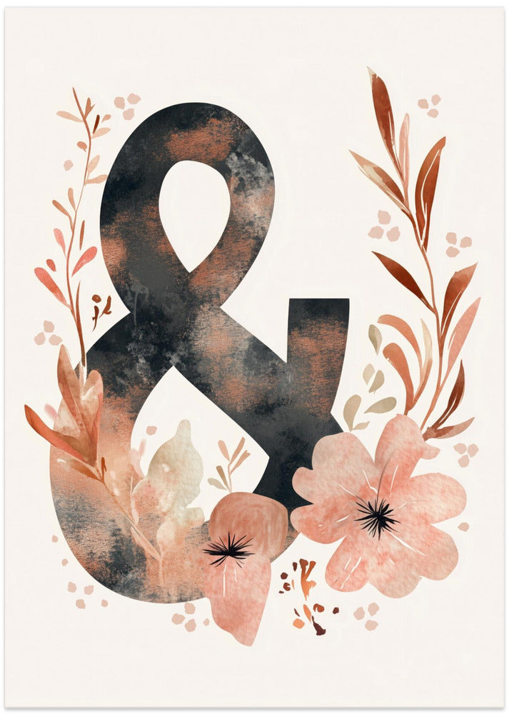 Floral Ampersand