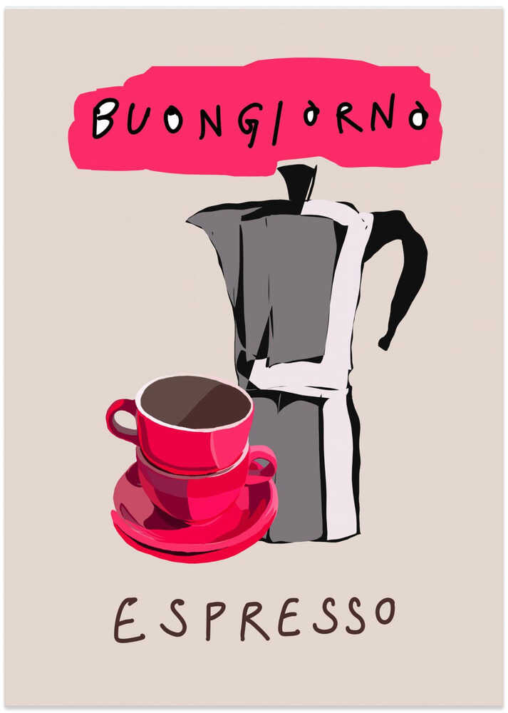 Buongiorno Espresso Poster