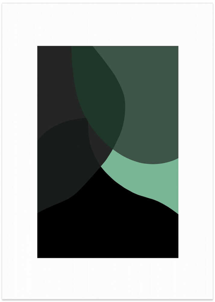 Abstract Black Shapes 3