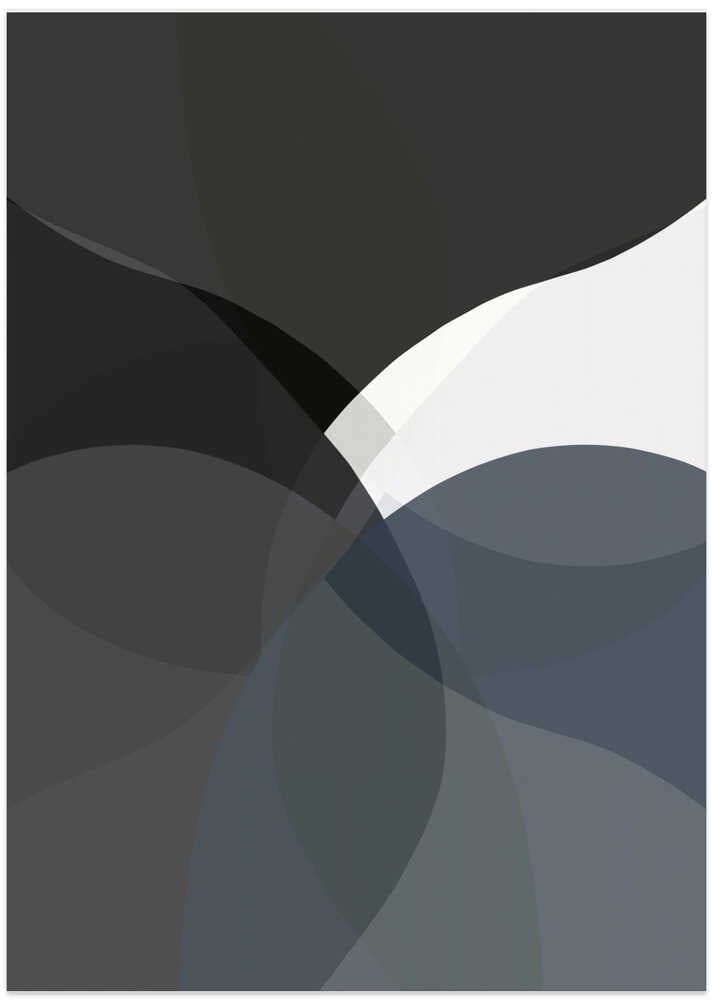 Abstract Neutral Shapes Print 4