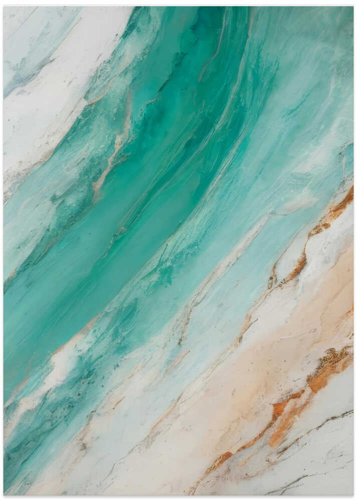 Ocean Waves Or Marble Patterns