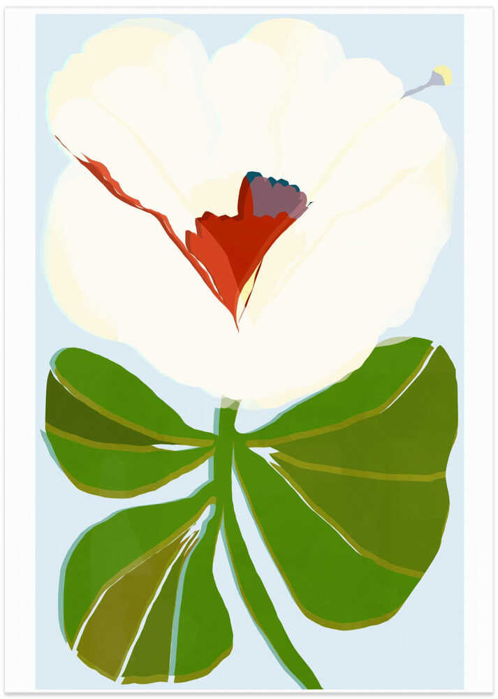 Oversized Flower Print