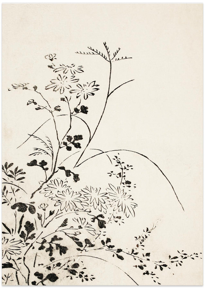 Autumn Flowers and Grasses (1762)