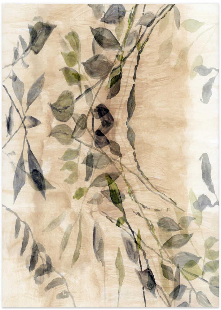 Colour Washed Leaves No3