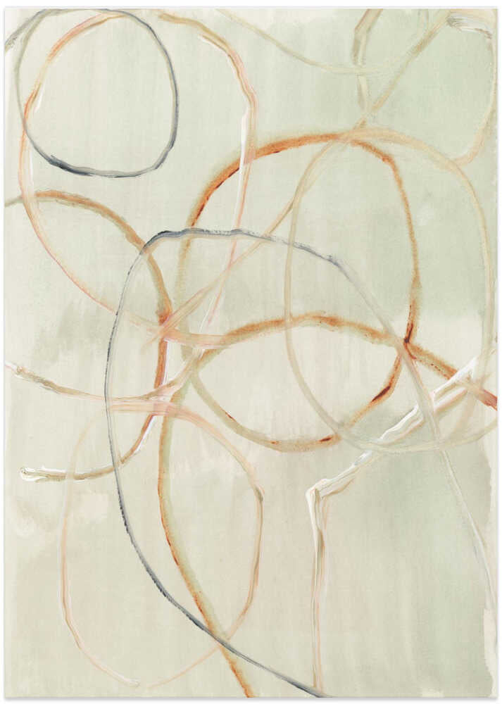 Muted Abstract Lines 1