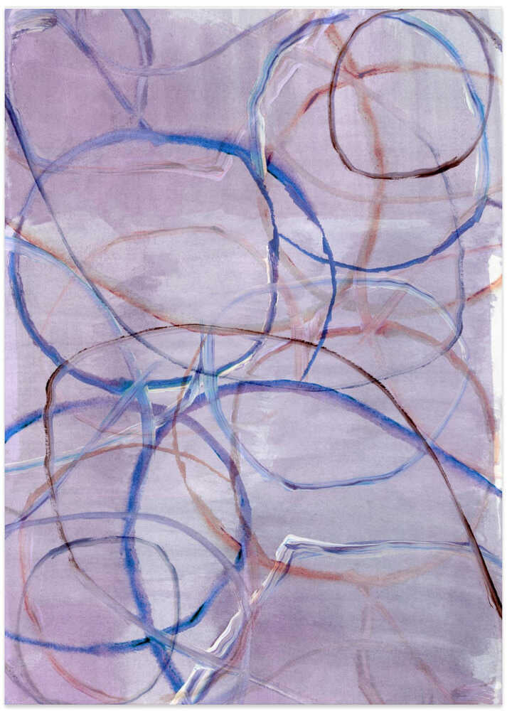 Muted Abstract Lines 4