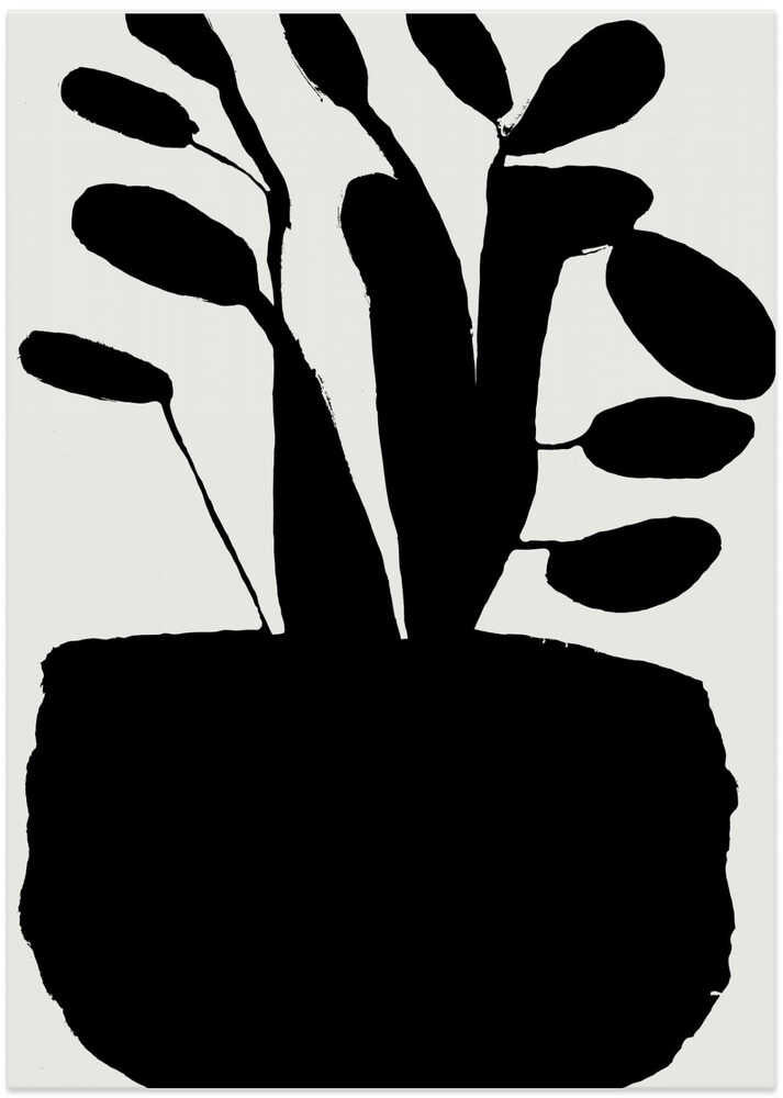 Potted Plant Silhouette No2