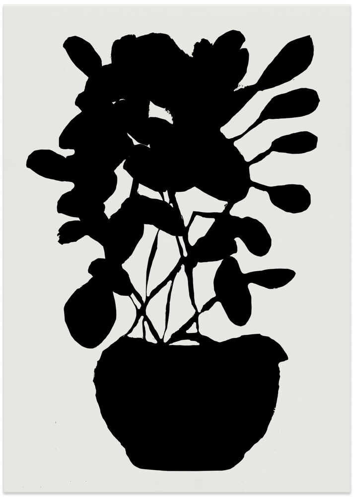 Potted Plant Silhouette No3