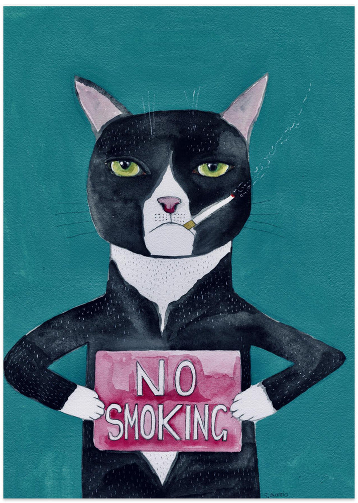 Smoking cat
