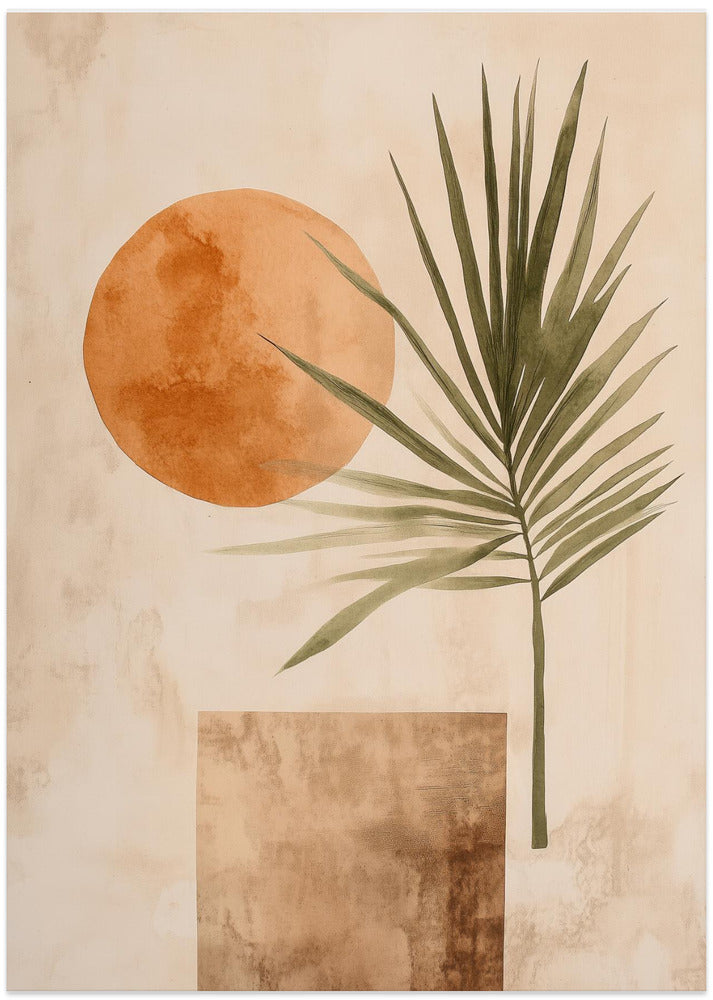 Sunset Palm Silhouette