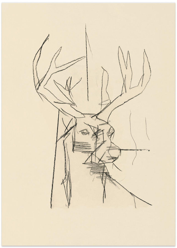 Étude Cerf (stag) No.2