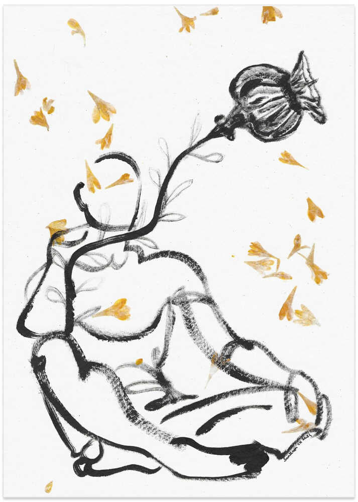 Floral Contemplation