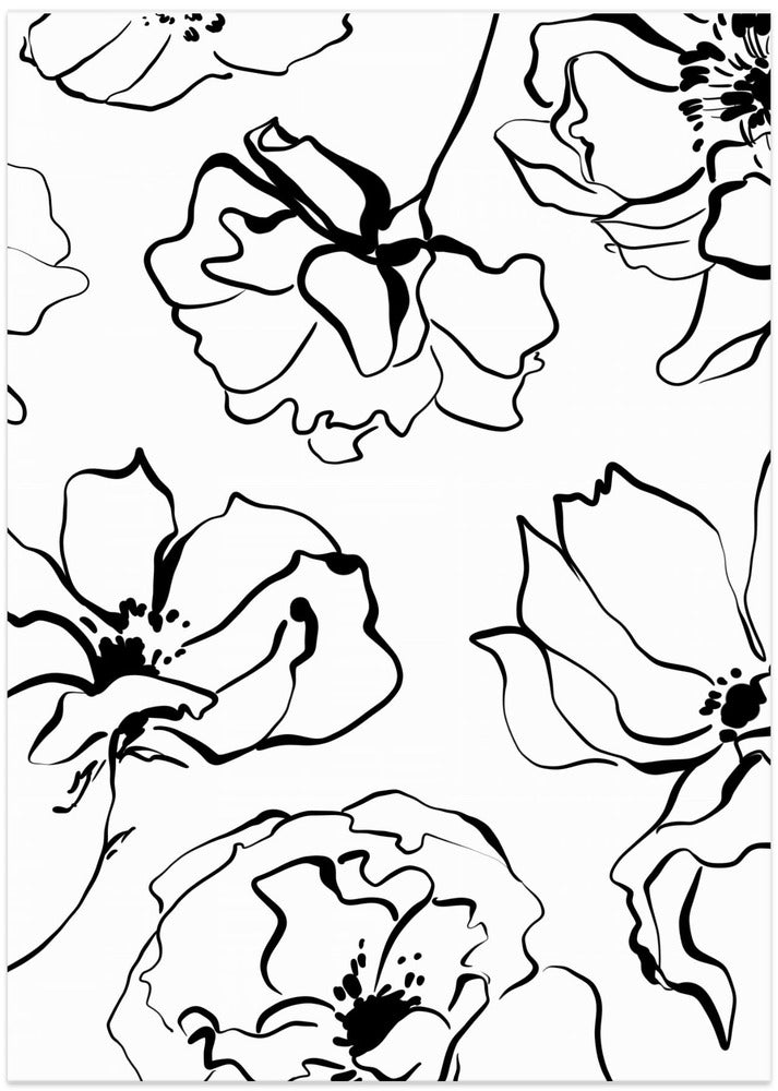 Floral Ink Dance
