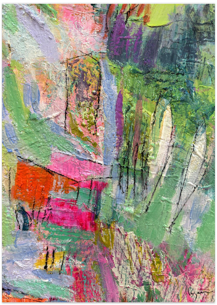 Vivid Abstract Neighborhood