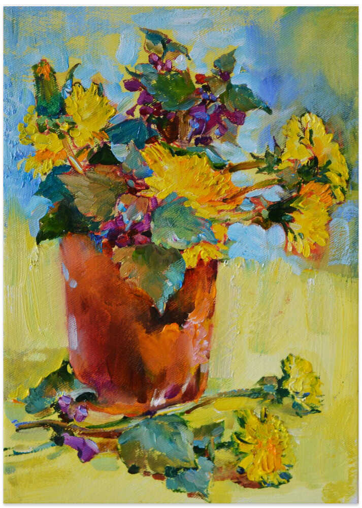 Bouquet of dandelions