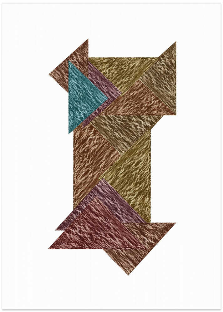 Mocha Textural Abstract 3