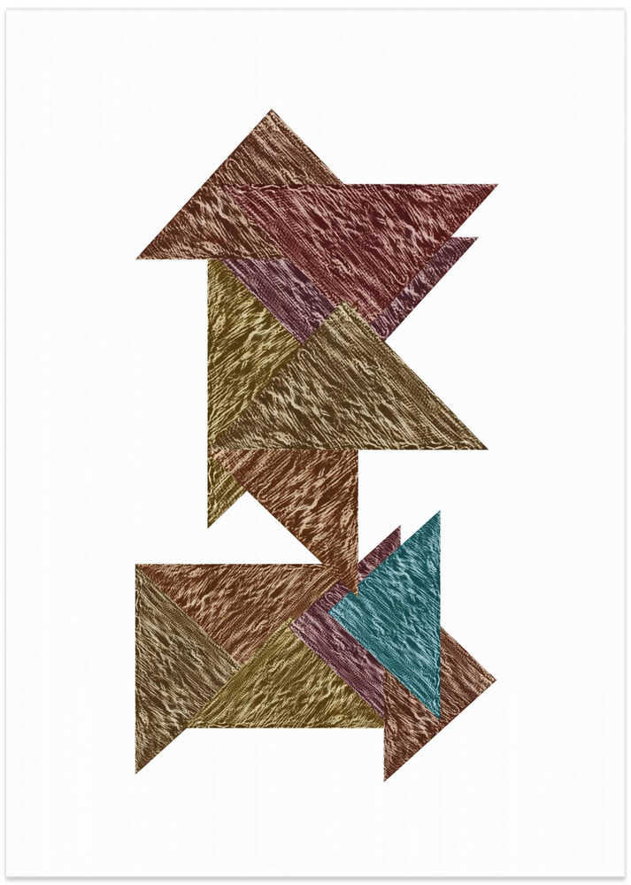 Mocha Textural Abstract 1