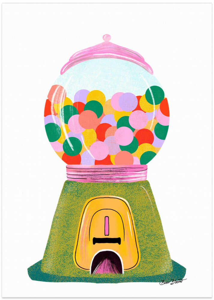 Bubble Gum Machine Green