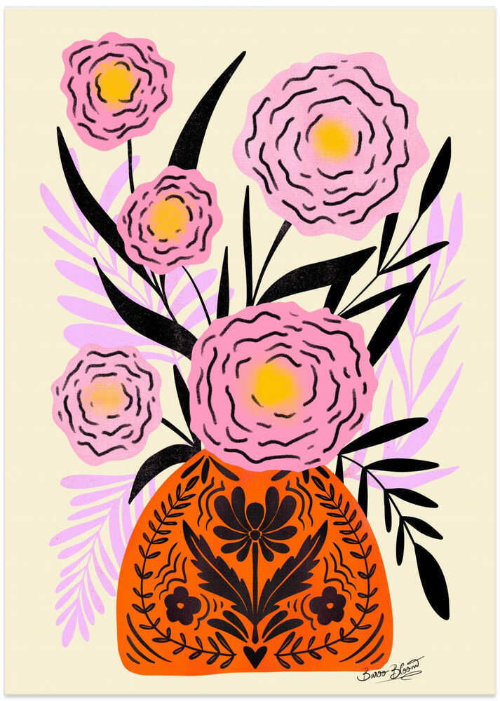 Pink Maxi Flower Vase