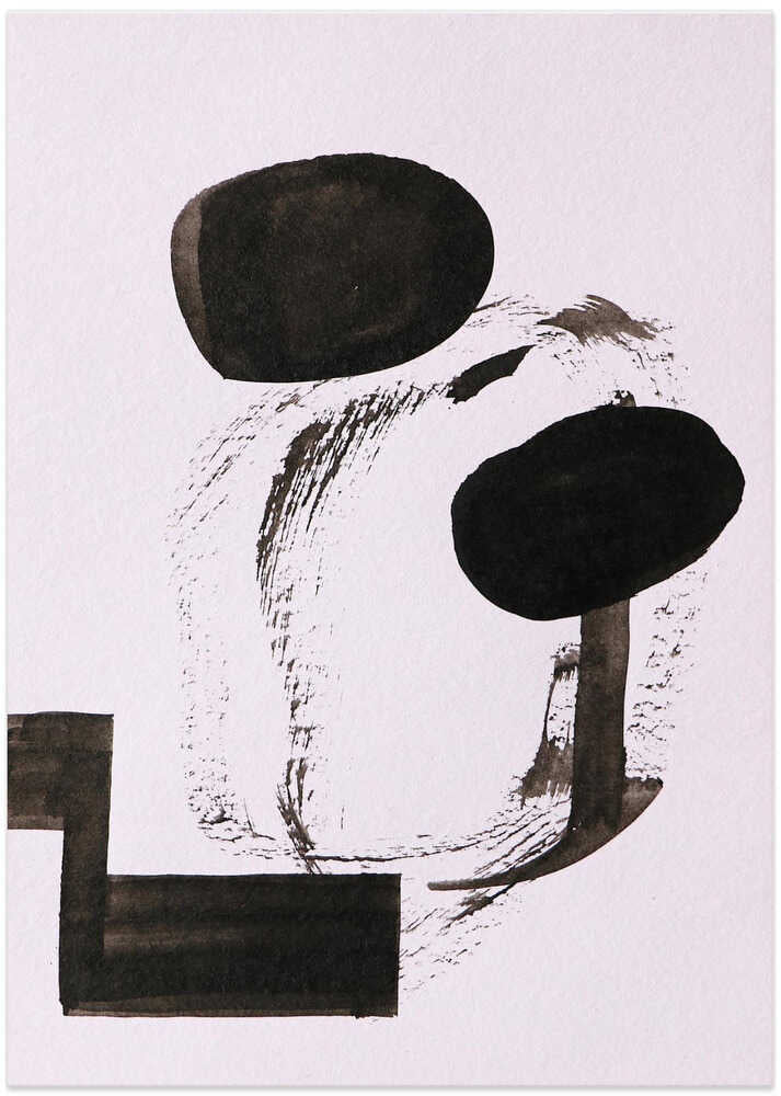 Monochrome Brushstroke