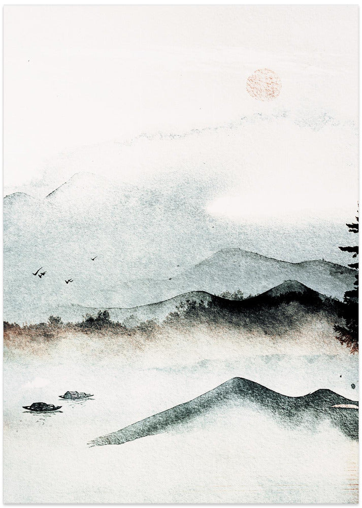 Serene Mountain Dawn