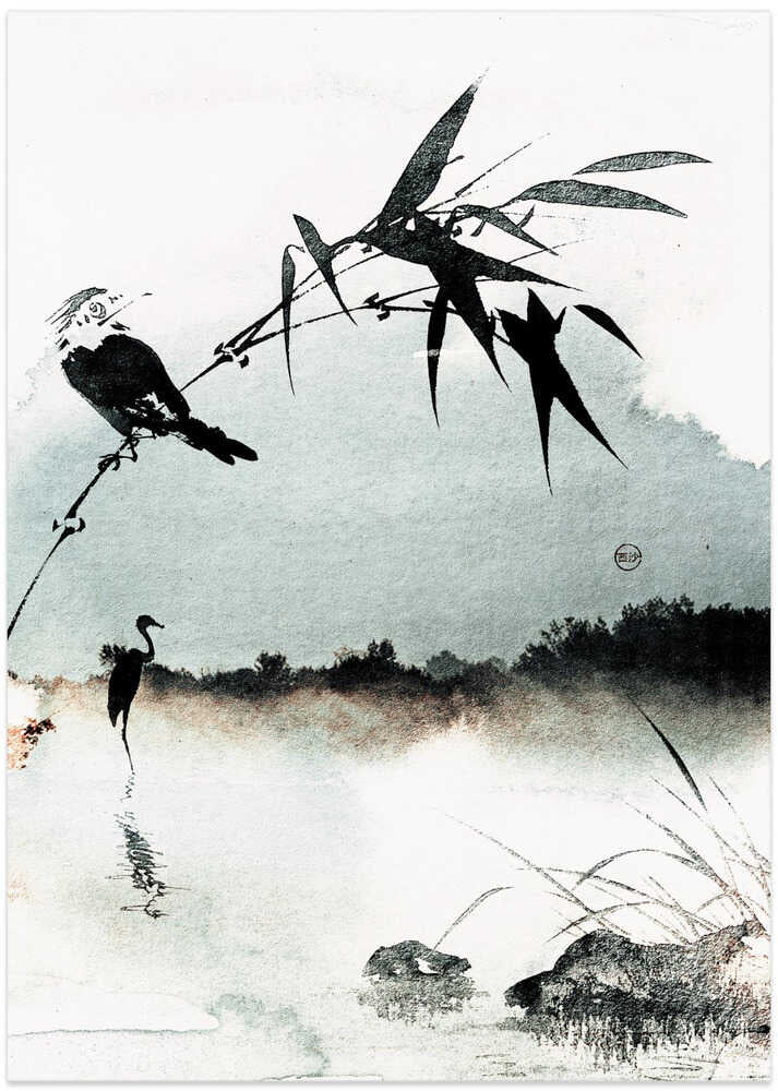 Misty Bamboo Morning