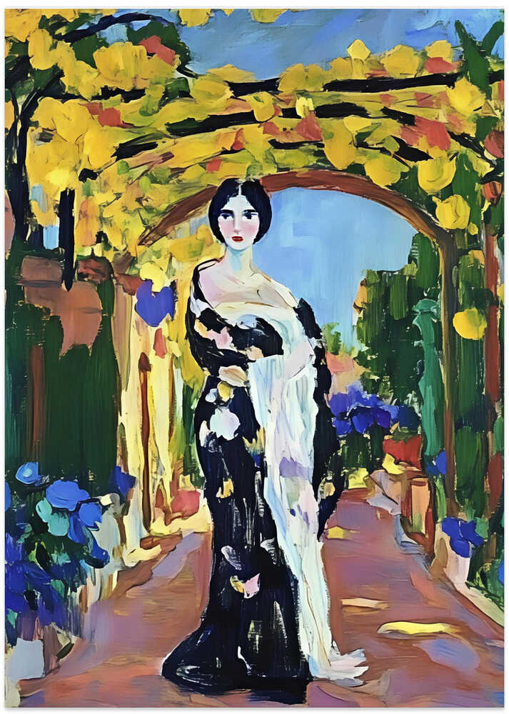 Woman In a Garden