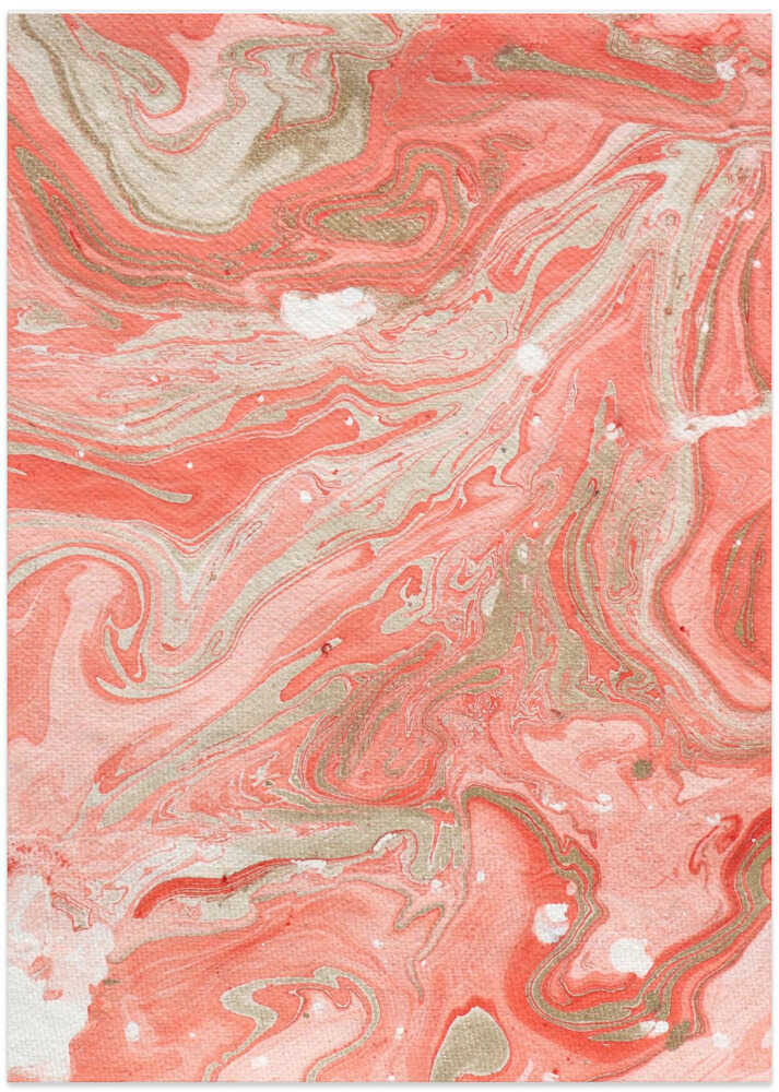 Coral Marble Dream