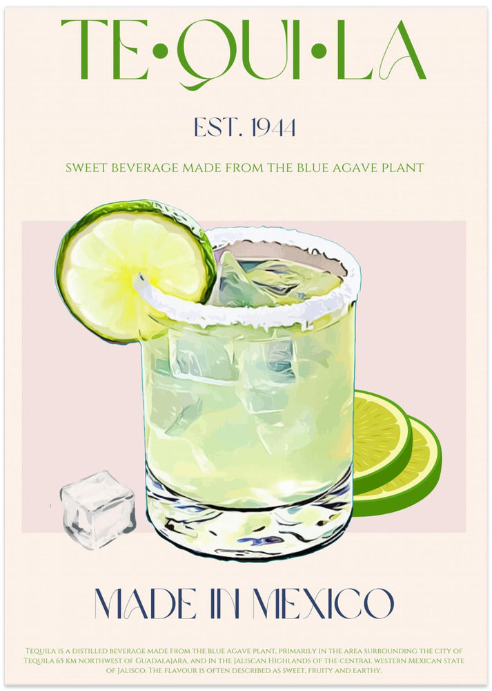 Tequila Drink With Lime And Ice