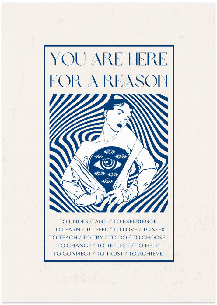 Stylized Human Figure Revealing Multiple Eyes On The chest