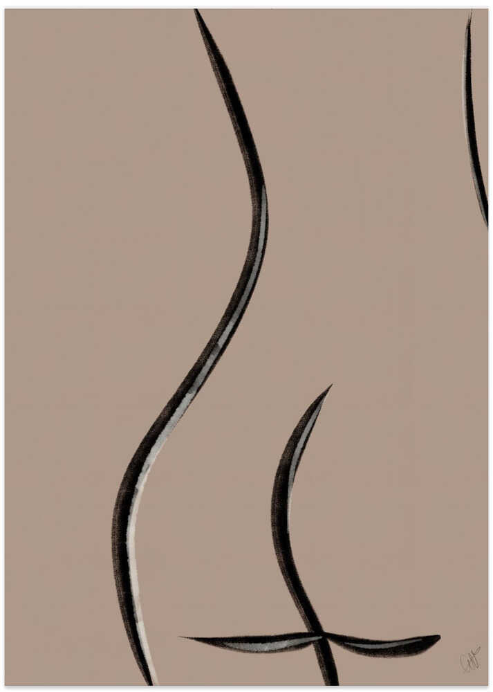 Woman 5 - Pantone 2025 Mocha Mousse