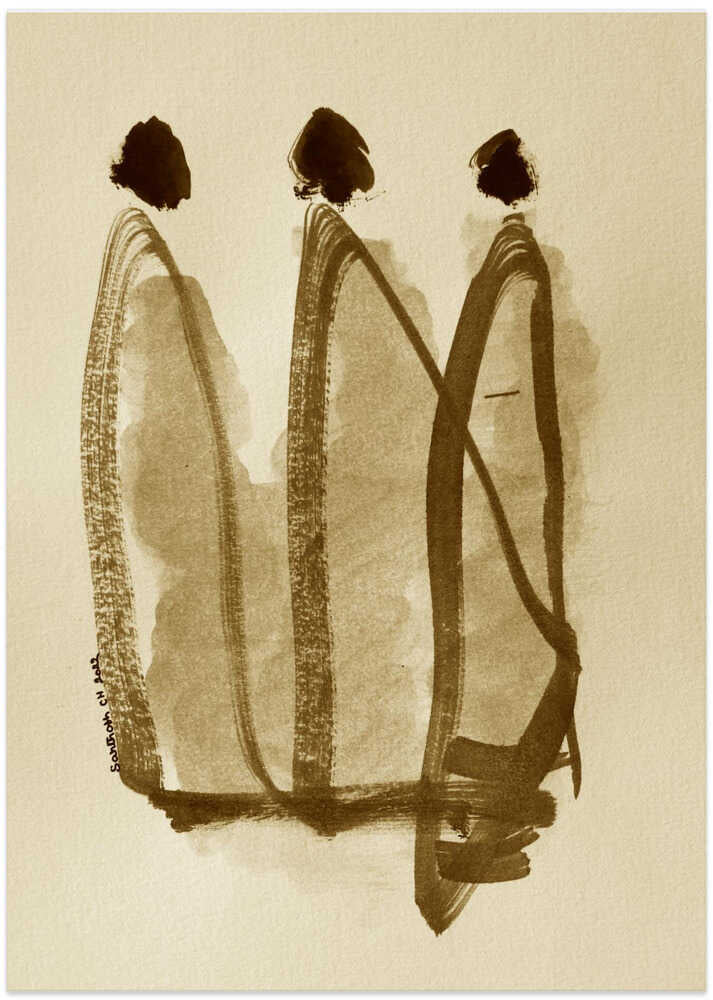 Three Silent Figures