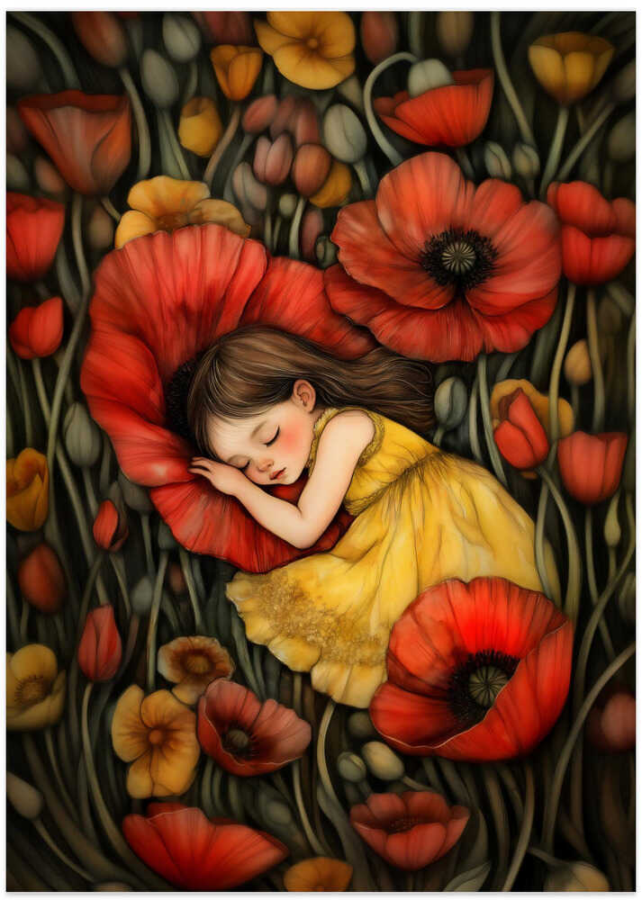 Golden dreams in a Poppy Field