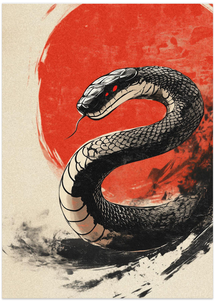 Snake With the Red Hot Sun