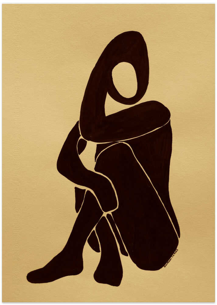 Contemplative Figure