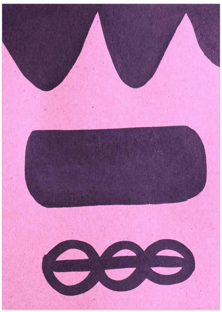 Pink Geometric Forms