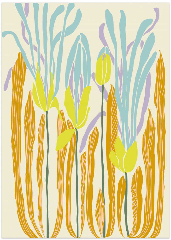 mellow anticipation budding flowers