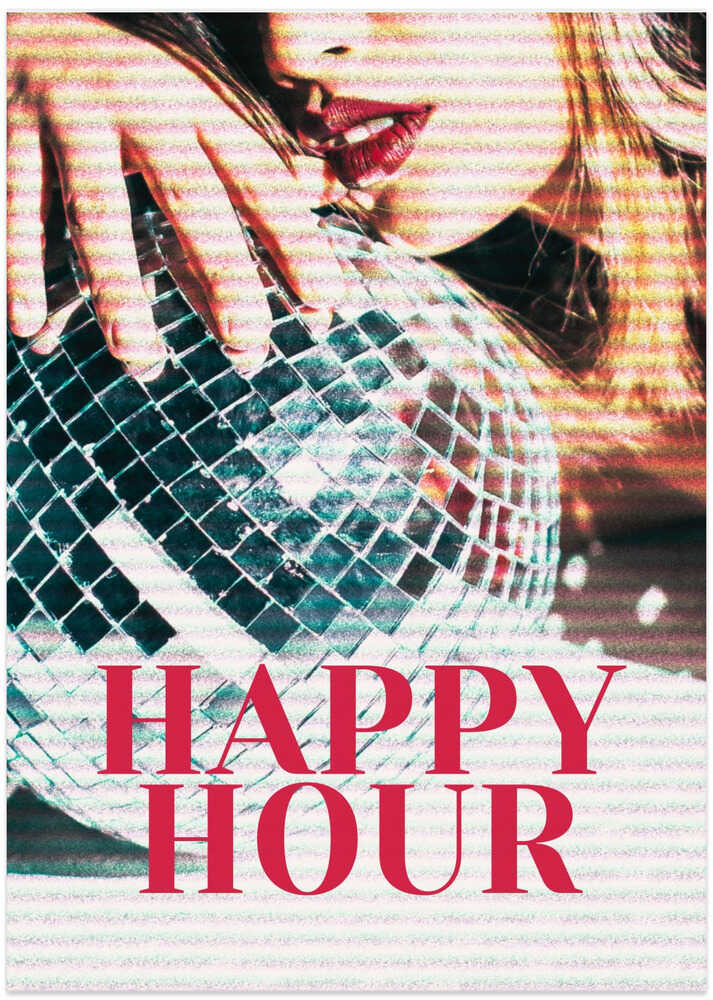 Woman with a Disco Ball