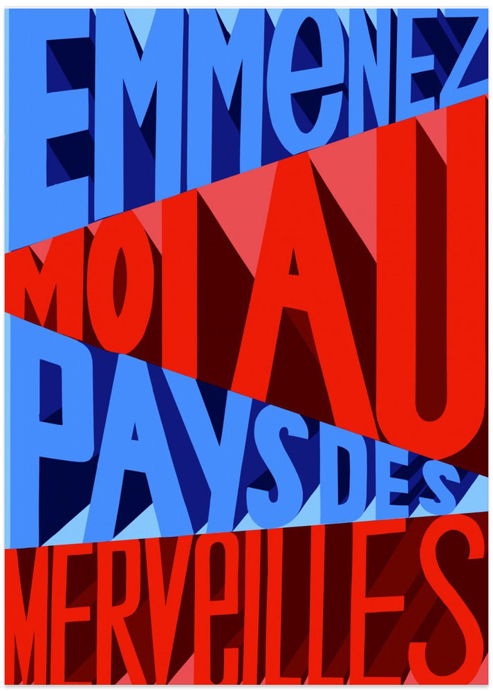 Bold Typography with Vibrant Color