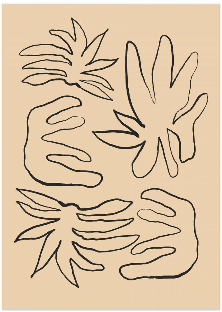 Abstract Leaves Dance