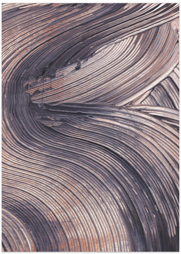 Dynamic Swirling Textures in Earthy Tones