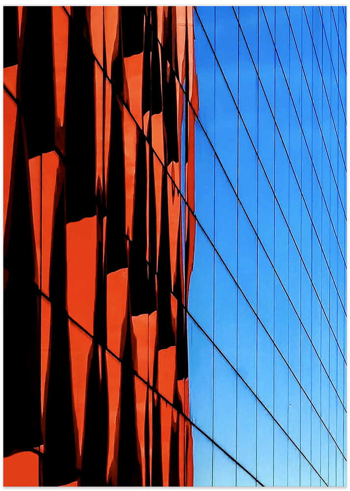 Reflections in glass - Burgos, Spain