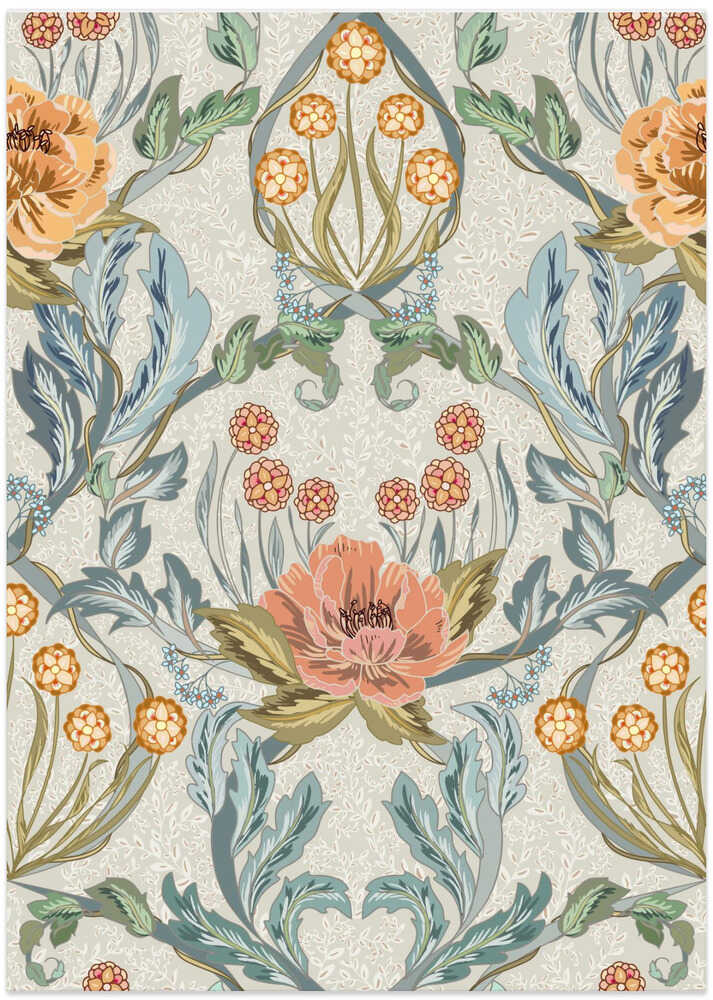 Floral Heritage Morris Antique pattern